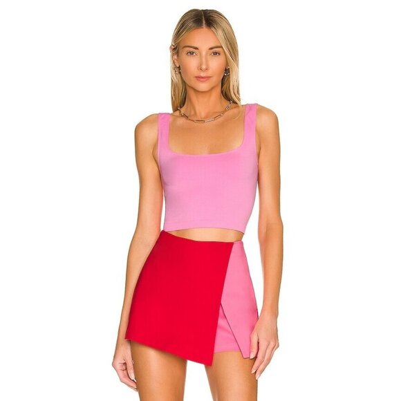 Free People Tops - Free People Scoop Neck Crop Top Hula Hoop Pink